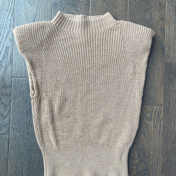 Atticus Babaton Shoulder Pad Sweater Vest - Picture 2 of 3